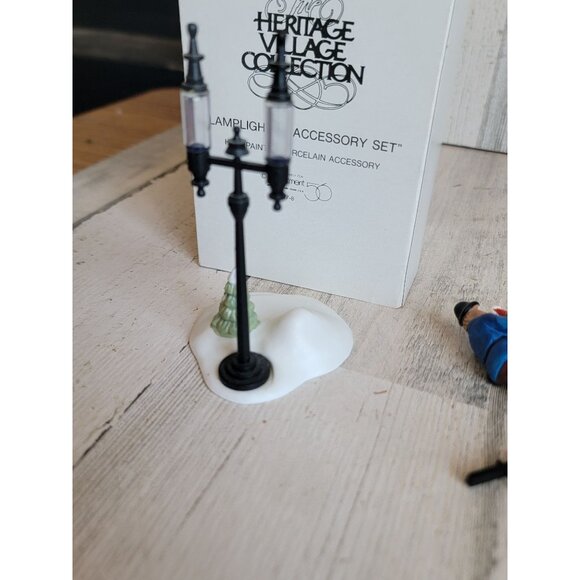 Dept 56 55778 lamplighter accessory set village Xmas home decor - Picture 5 of 7